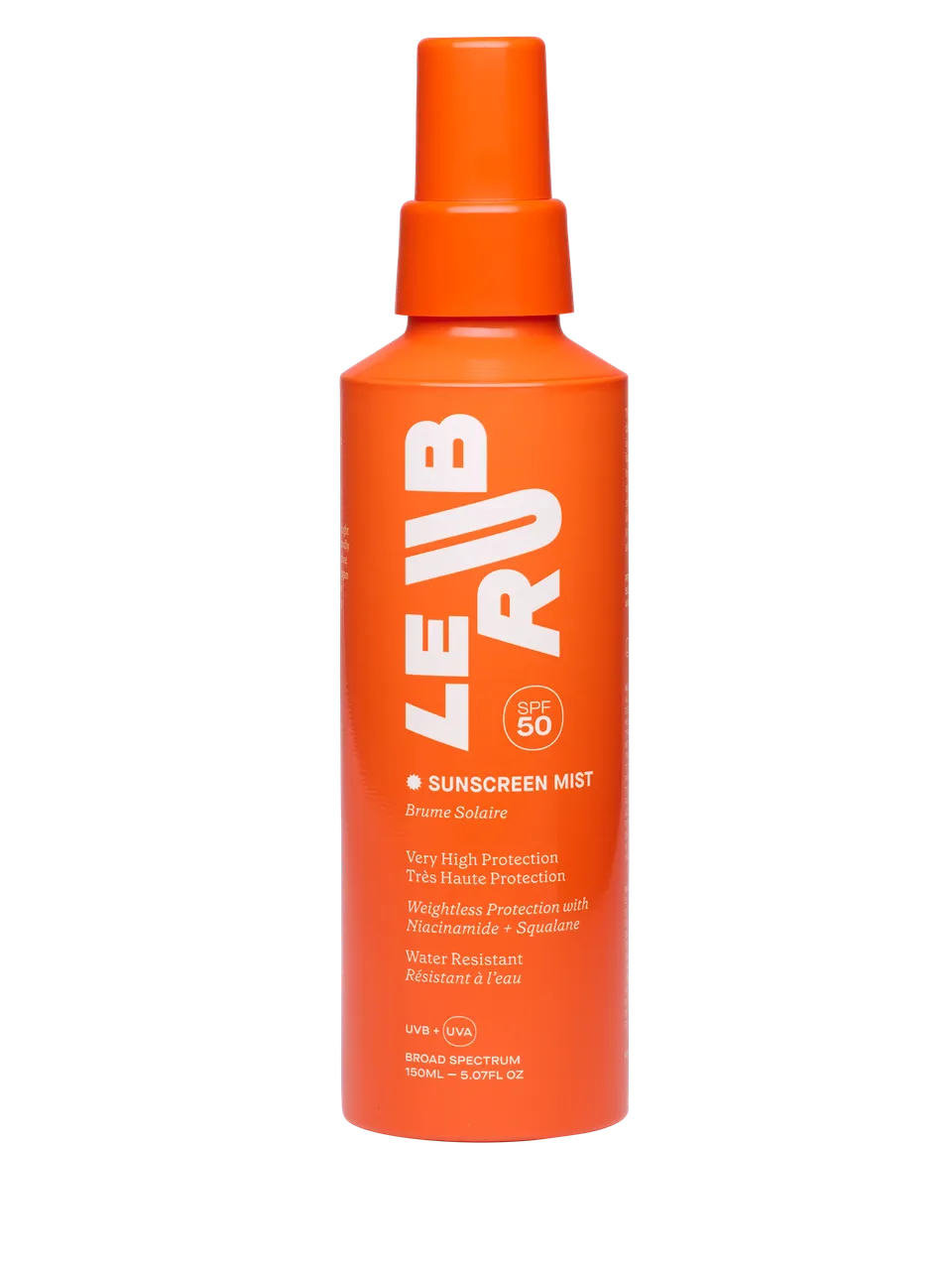 Le Rub Sunscreen Mist SPF50 Körperspray Niacinamid